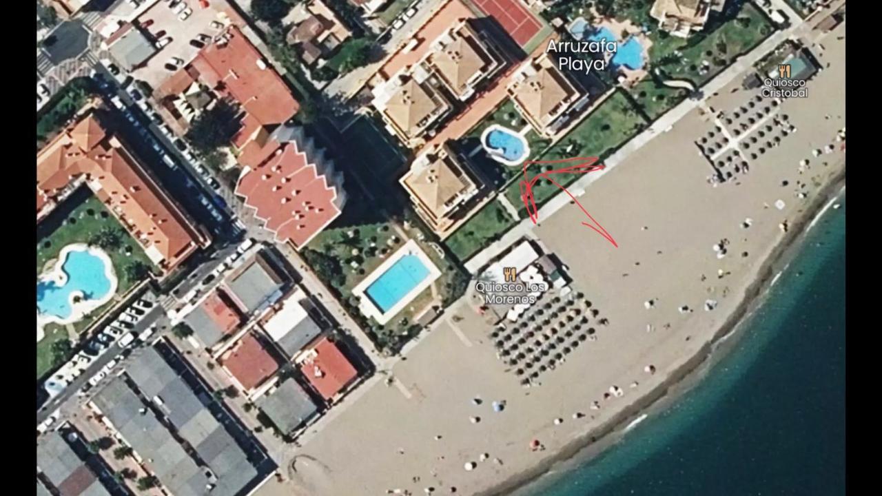 Beachfront Apartment In La Cala De Mijas Luaran gambar